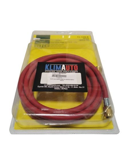 KLİMA GAZ BASMA HORTUM KIRMIZI REFCO 300CM