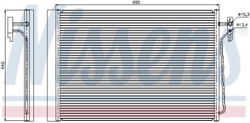 KLİMA RADYATÖRÜ RANGE ROVER III (L322) 3.0 (-02-12-)