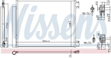 KLİMA RADYATÖRÜ RENAULT MEGANE IV (15-)SCENIC IV (16-)TALISMAN (15-)
