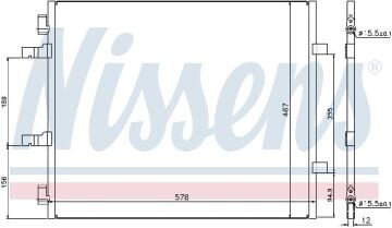 KLİMA RADYATÖRÜ RENAULT TRAFIC II (01-)