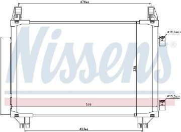 KLİMA RADYATÖRÜ TOYOTA YARIS (05-)1.0İ 1.3İ 1.33İ