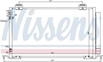 KLİMA RADYATÖRÜ TOYOTA AVENSIS 2.0İ 16V 2.4İ 16V(03-)