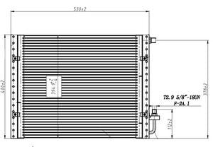 KLİMA RADYATÖRÜ UNİVERSAL 530-400-20