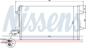 KLİMA RADYATÖRÜ VOLVO S40 (04-)