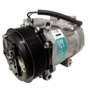 KLİMA KOMPRESÖR (PV8) IVECO OTOKAR CNH NEW HOLLAND 24V K.K