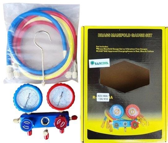 MANIFOLD SET (3 HORTUM 150CM - YÜKSEK/ALÇAK BASINÇ SAAT)