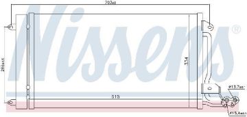 KLİMA RADYATÖRÜ AUDİ A1 (10-)SEAT İBİZA IV (08-)İBİZA IV (08-) VW POLO