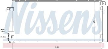 KLİMA RADYATÖRÜ ALFA ROMEO GIULIETTA(10-)FİAT BRAVO II(07-)PUNTO EVO (