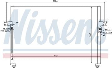KLİMA RADYATÖRÜ HYUNDAİ H-100 (97-)STAREX (97-)