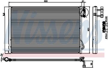 KLİMA RADYATÖRÜ BMW 1 E81-E82-E87-E88 1.16İ (04-)3 E90-E91-E92-E93 3.2