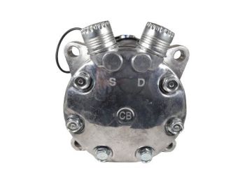 KLİMA KOMPRESÖR (PV8) UNV. 7L15 12V  ÜSTTEN ÇIKIŞ K.K 119MM