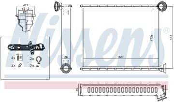 KALORİFER RADYATÖRÜ PEUGEOT 508