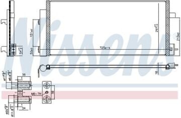 KLİMA RADYATÖRÜ CHEVROLET AVEO (T300) SONIC 1.3D (-11-15-)