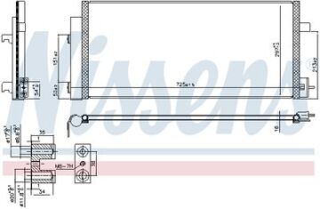 KLİMA RADYATÖRÜ CHEVROLET AVEO (T300) SONIC 1.3D (-11-15-)