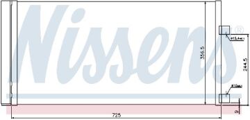 KLİMA RADYATÖRÜ RENAULT LAGUNA III (07-) LATITUDE (11-) TALISMAN (15-)
