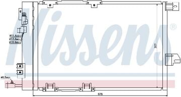 KLİMA RADYATÖRÜ OPEL ASTRA G 1.2 1.4 I 16V(98-)