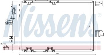 KLİMA RADYATÖRÜ OPEL ASTRA G 1.2 1.4 I 16V(98-)