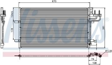 KLİMA RADYATÖRÜ FORD FOCUS C-MAX(03-)FOCUS II (04-)