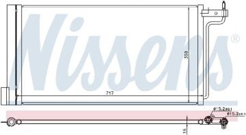 KLİMA RADYATÖRÜ FORD C-MAX (10-) FOCUS III (11-)