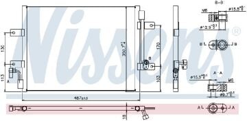 KLİMA RADYATÖRÜ FİAT ALBEA (02-) PALIO 1.3MJTD (96-)