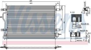 KLİMA RADYATÖRÜ AUDI A4 1.6İ 1.8T 1.9TDİ 2.0İ 00-