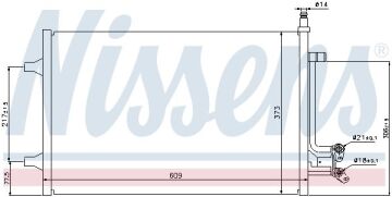 KLİMA RADYATÖRÜ FORD FİESTA 1.6 TDCI (04-08)
