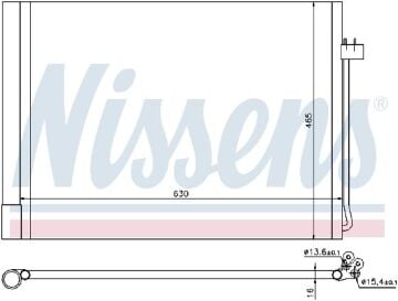 KLİMA RADYATÖRÜ BMW X5 E70 (07-) X5 F15 (13-) X6 E71-E72 (08-)