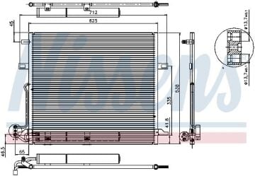 KLİMA RADYATÖRÜ MERCEDES GL-CLASS W 164 (06-)
