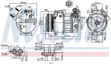 KLİMA KOMPRESÖR (PV6) FORD C-MAX (10-)FOCUS III (11-)MONDEO IV (07-)
