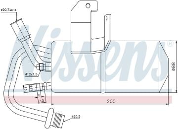 DRAYER FİLTRE FORD FİESTA 08-11 3 O-RINGLI