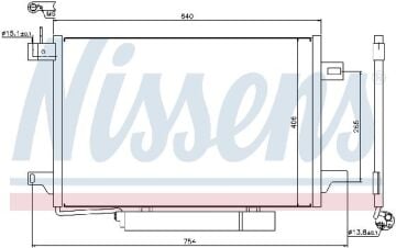 KLİMA RADYATÖRÜ MERCEDES A-CLASS W169 (04-)B-CLASS W245 (05-)