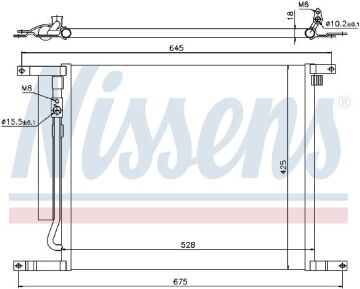KLİMA RADYATÖRÜ CHEVROLET AVEO (05-) 1.2İ 1.4İ