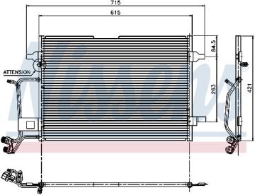 KLİMA RADYATÖRÜ AUDİ A4 (94-)