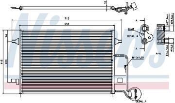 KLİMA RADYATÖRÜ VW PASSAT (00-)SKODA SUPERB I (02-)