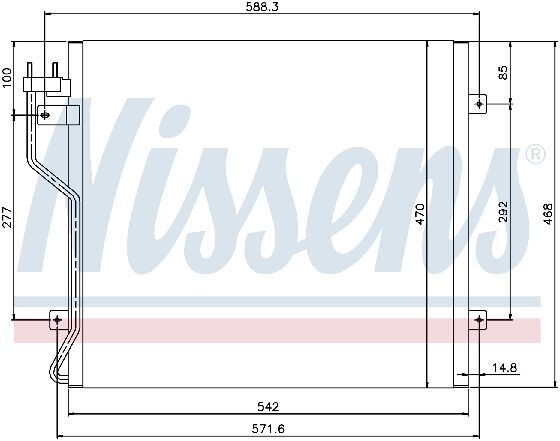 KLİMA RADYATÖRÜ JEEP CHEROKEE (01-)LIBERTY (02-)