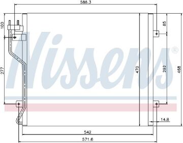 KLİMA RADYATÖRÜ JEEP CHEROKEE (01-)LIBERTY (02-)