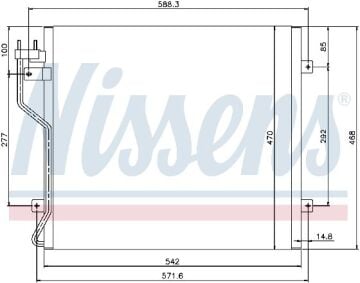 KLİMA RADYATÖRÜ JEEP CHEROKEE (01-)LIBERTY (02-)