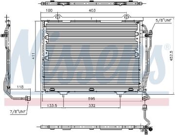 KLİMA RADYATÖRÜ MERCEDES C-CLASS W202 (93-)