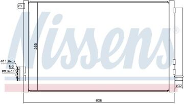 KLİMA RADYATÖRÜ FİAT 500 L (12-) EGEA 1.4İ (15-)