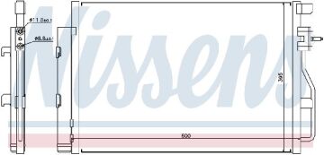 KLİMA RADYATÖRÜ CHEVROLET AVEO 1.2İ 1.4İ 1.6İ (11-) OPEL MOKKA (13-)