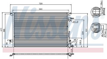 KLİMA RADYATÖRÜ OPEL VECTRA C (02-)