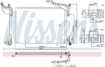 KLİMA RADYATÖRÜ FORD FİESTA VI(12-)TRANSİT/TOURNEO COURIER (14-)