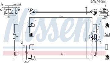KLİMA RADYATÖRÜ FORD C-MAX(10-)FOCUS III(11-)TRANSİT/TOURNEO CONNECT(1