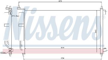 KLİMA RADYATÖRÜ NİSSAN JUKE (10-)MICRA (02-)NOTE (06-)