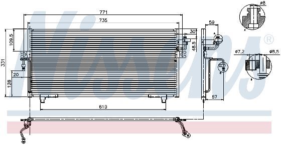 KLİMA RADYATÖRÜ NİSSAN PRİMERA (96-)