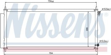 KLİMA RADYATÖRÜ HONDA JAZZ (02-)
