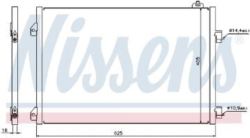 KLİMA RADYATÖRÜ RENAULT CLIO II 1.5DCI (01-)CLIO SYMBOL (99-)SYMBOL II