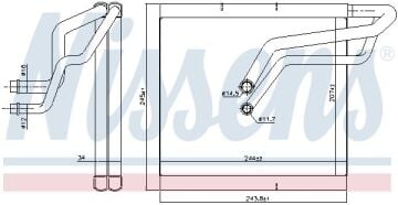 EVAPORATÖR VW GOLF VII 12-PASSAT 14-