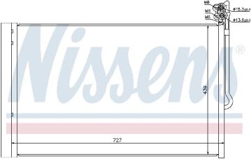 KLİMA RADYATÖRÜ VW TOUAREG 3.0 TDI 3.6 FSI 4.2 FSI 4.2 TDI (10-)