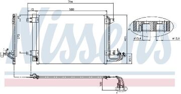 KLİMA RADYATÖRÜ VW CADDY IV (15-)GOLF V (03-)AUDİ A3 (03-)SEAT LEON (0